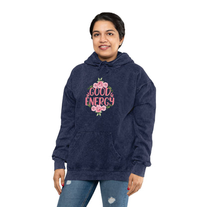 Positive Vibes Mineral Wash Hoodie